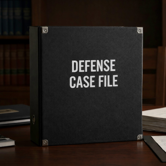 Defense Files, Attorney's folder